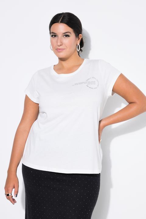 Produktbild Studio Untold T-Shirt, Slim Shape, silberner Circle-Print (60)