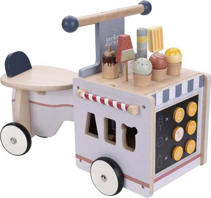 Image du produit Chariot à glaces en bois Jack et Jacky