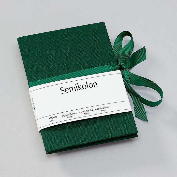 Actual product image Semikolon Photo album Leporello Classico Dark Green (10 x 15 cm, 9 x 13 cm)