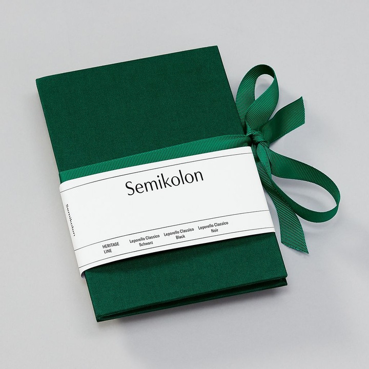 Immagine prodotto Semikolon Album fotografico Leporello Classico Verde Scuro (10 x 15 cm, 9 x 13 cm)