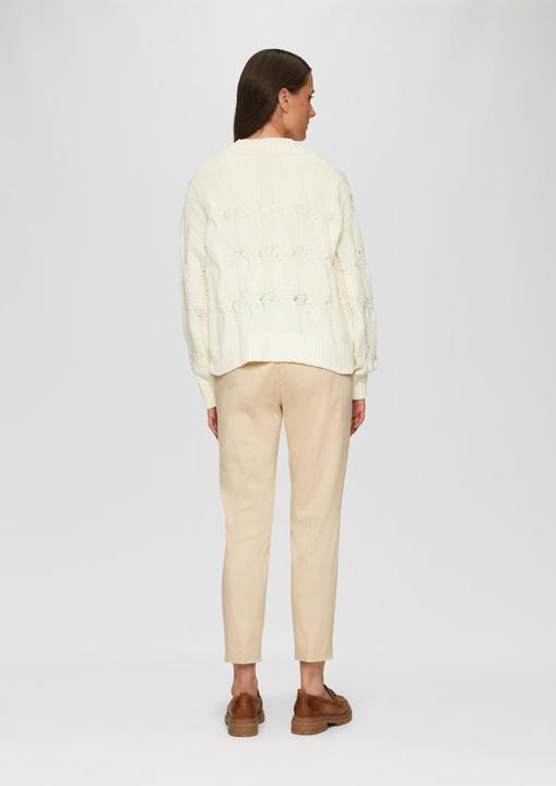 Produktbild s.Oliver Strickjacke Weicher Cardigan mit Zopfmuster (40)