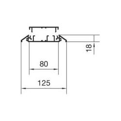 Thumbnail - Hager, Kabelschutz + Kabelführung, Akaeln (Kabelkanal, 2000 mm)