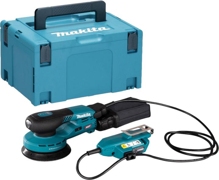 Produktbild Makita BO 001 CGZ01 Akku Exzenterschleifer 40 V max. 125 mm 5,0 mm Hub Brushless + Makpac - ohne (Exzenterschleifer)