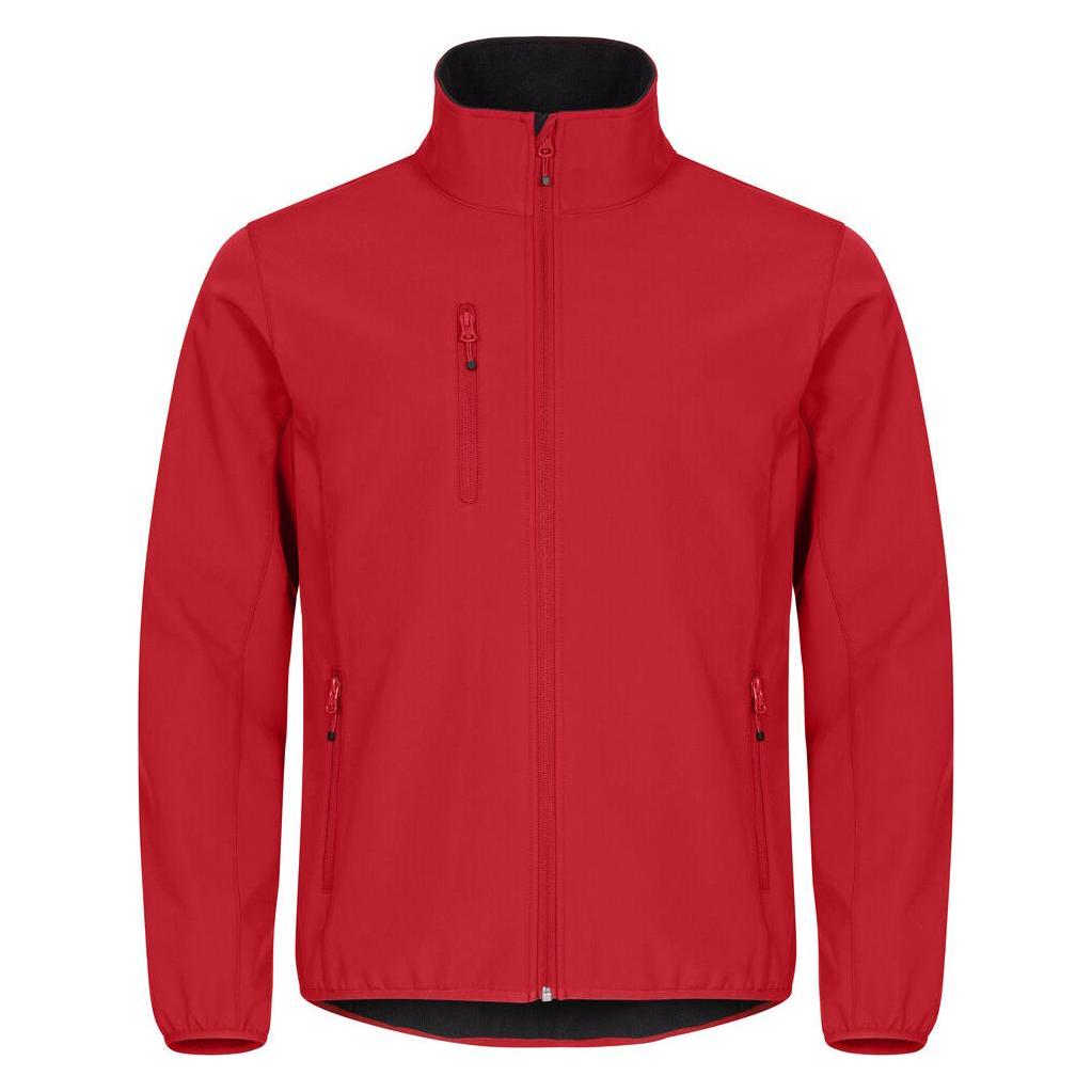 Clique, Herren, Outdoorjacken, Softshell Jacke 0200910 (3XL), Rot, 3XL