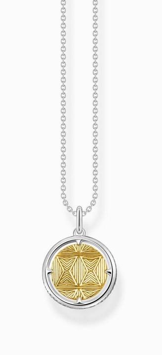 Image du produit Thomas Sabo Collier Arbre de vie (Or jaune 750 plaqué or, Noirci, Argent sterling 925, 40 - 45 cm)