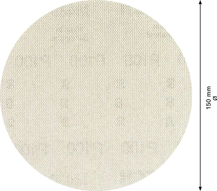 Actual product image Bosch Professional Zubehör Expert M480 Sanding net for random orbital sander, 150 mm, G 100, 5 pieces (100)