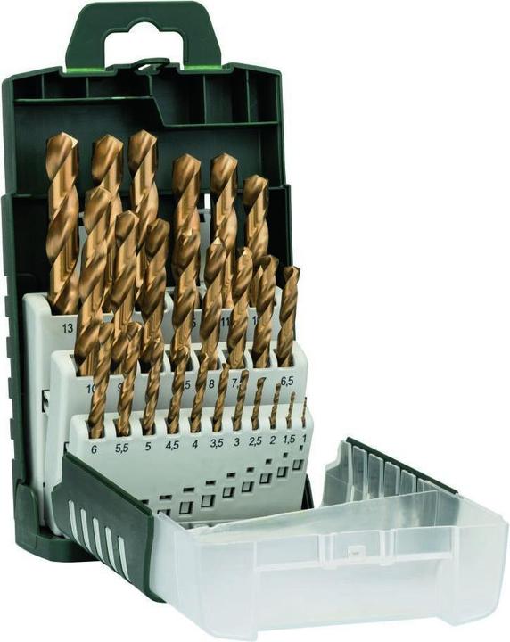 Image du produit Bosch Professional Zubehör Jeu de 25 mèches à métaux HSS-TiN (6 mm, 12 mm, 1 mm, 6,5 mm, 5,5 mm, 10 mm, 10,5 mm, 12,5 mm, 1,5 mm, 7 mm, 11 mm, 3 mm, 5 mm, 8,5 mm, 11,5 mm, 8 mm, 2,5 mm, 9 mm, 3,5 mm, 4,5 mm, 2 mm, 7,5 mm, 13 mm, 9,5 mm, 4 mm)