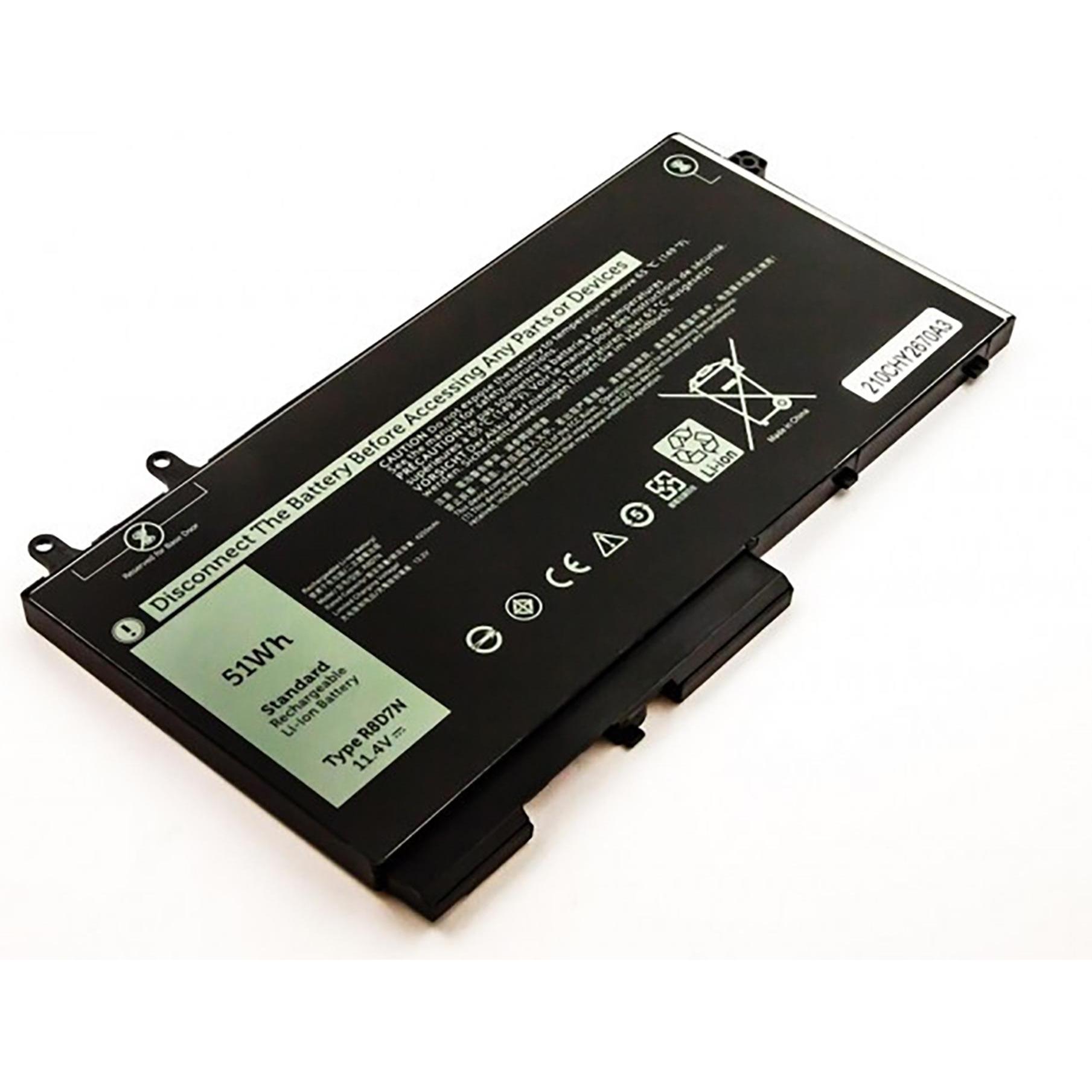 AGI Akku kompatibel mit Dell Latitude 5500 (1 Zellen, 4450 mAh), Notebook Akku, Schwarz