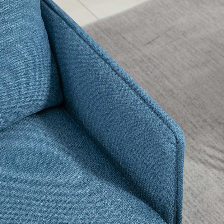 Produktbild Homcom Sofa Polyester, Stahl Blau