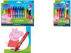 Actual product image Staedtler Peppa Pig Kinderwachsmalkreiden und Schaber (6x)