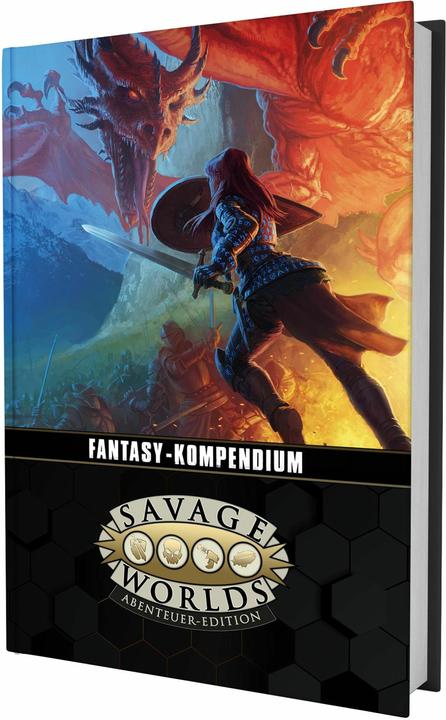 Actual product image Savage Worlds - Fantasy-Kompendium (German, Brian Reeves, Clint Black, Donald Schepis, Michael Barbeau, Shane Lacy Hensley, 2024)