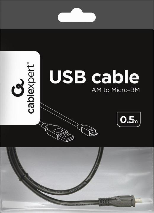 Image du produit Gembird USB A – Micro USB B (0.50 m, USB 2.0)