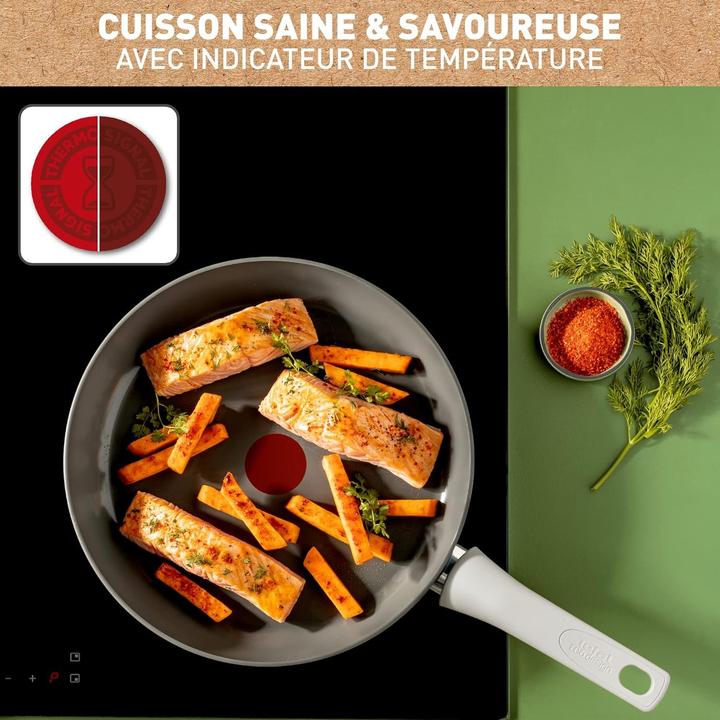 Produktbild Tefal Renew On 3-teiliges Pfannenset  20/24/28 cm, Keramik (Pfannenset + Topfset, Aluminium)