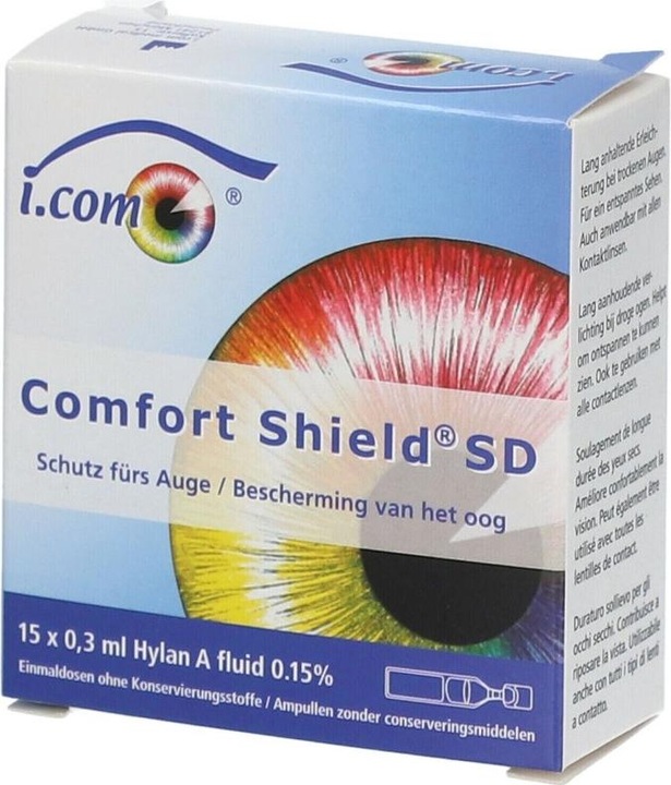 Produktbild I.com Comfort Shield (4.50 ml, Comfort Shield Nachbenetzungslösung (15x0.3ml))
