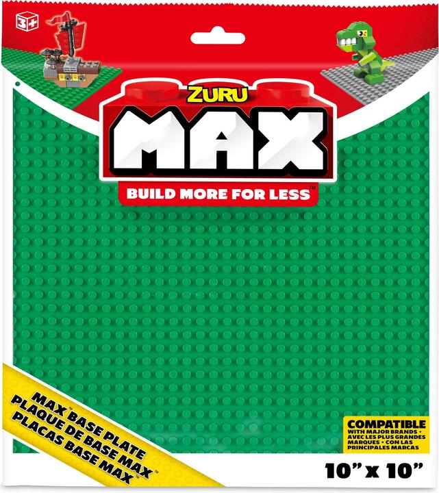 Actual product image Zuru MAX Build More display of 24 play bases 25.5 x 25.5 cm - 2 colours