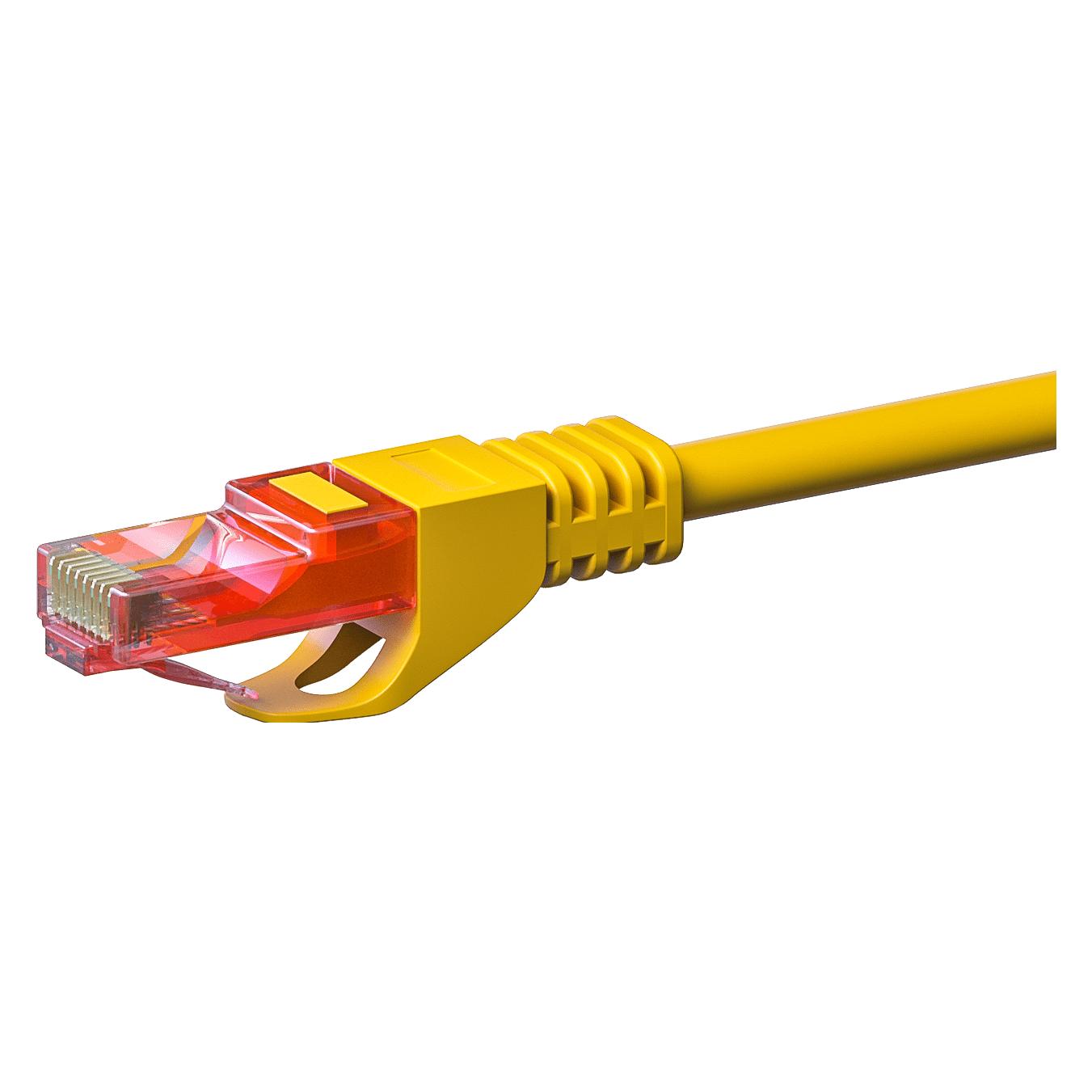 Dsit CAT6 Netzwerkkabel, U/Utp, 5 Meter, Gelb, 100% Kupfer (CAT6, 5 m), Netzwerkkabel