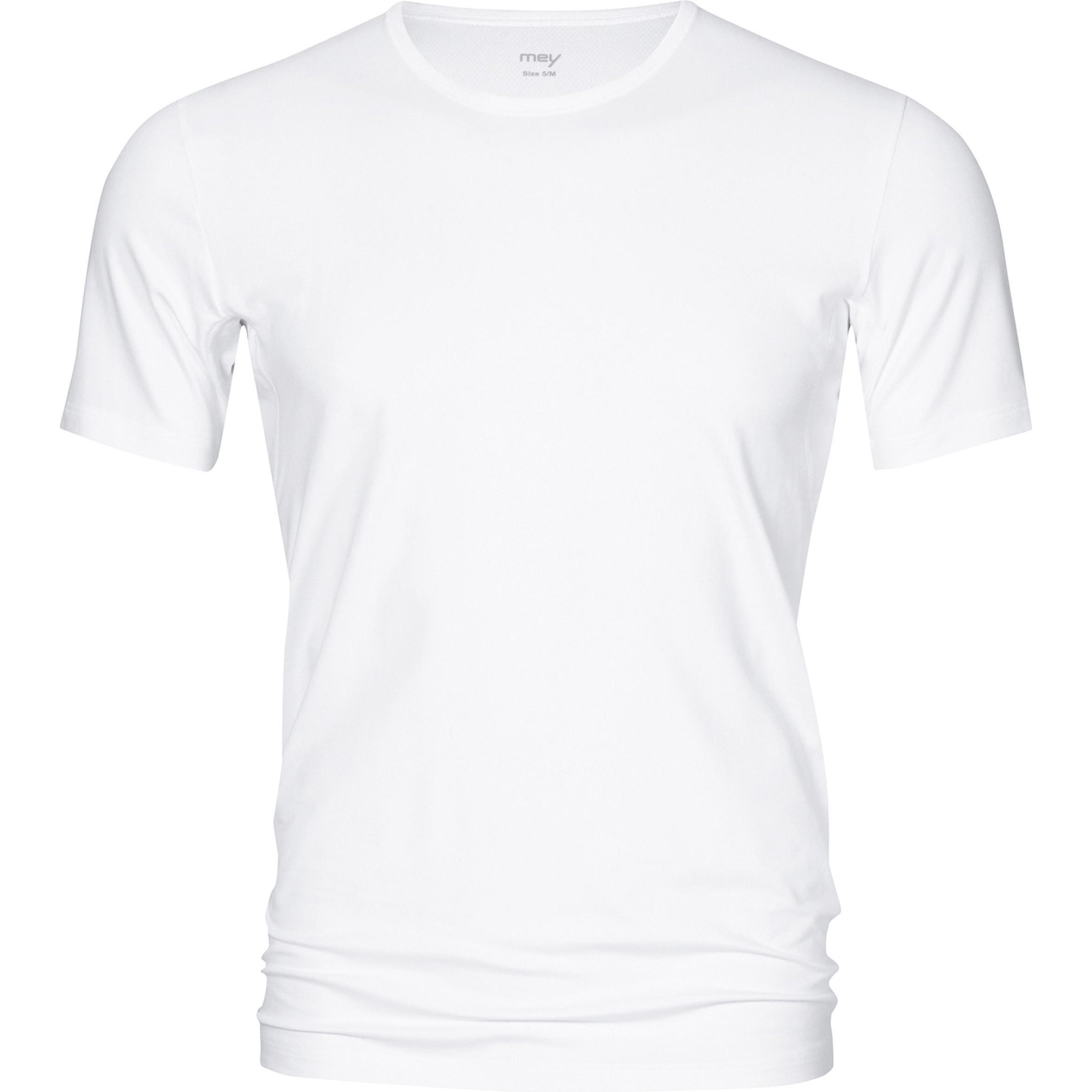 Mey, Herren, Shirt, Dry Cotton Unterhemd / Shirt Kurzarm, Weiss, (S)