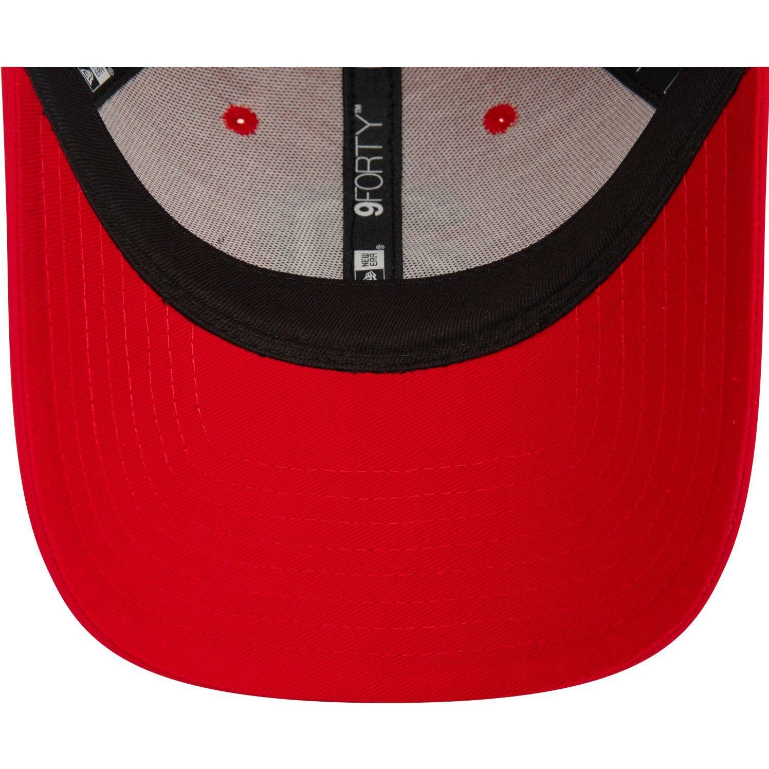 Thumbnail - New Era, Herren, Cap, 9Forty Strapback Cap - APRILIA crinkle print, Rot