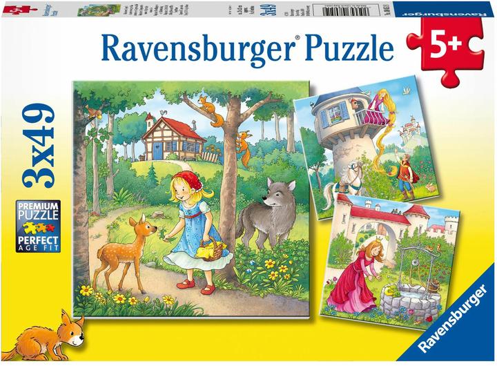 Produktbild Ravensburger Rapunzel, Rotkäppchen & der Froschkönig (49 Teile)