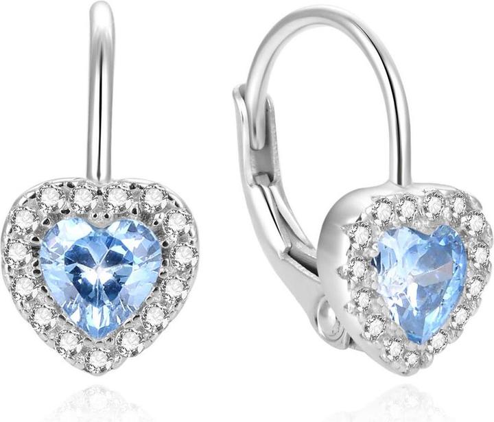 Produktbild Beneto Romantic earrings in the shape of hearts AGUC1272DL