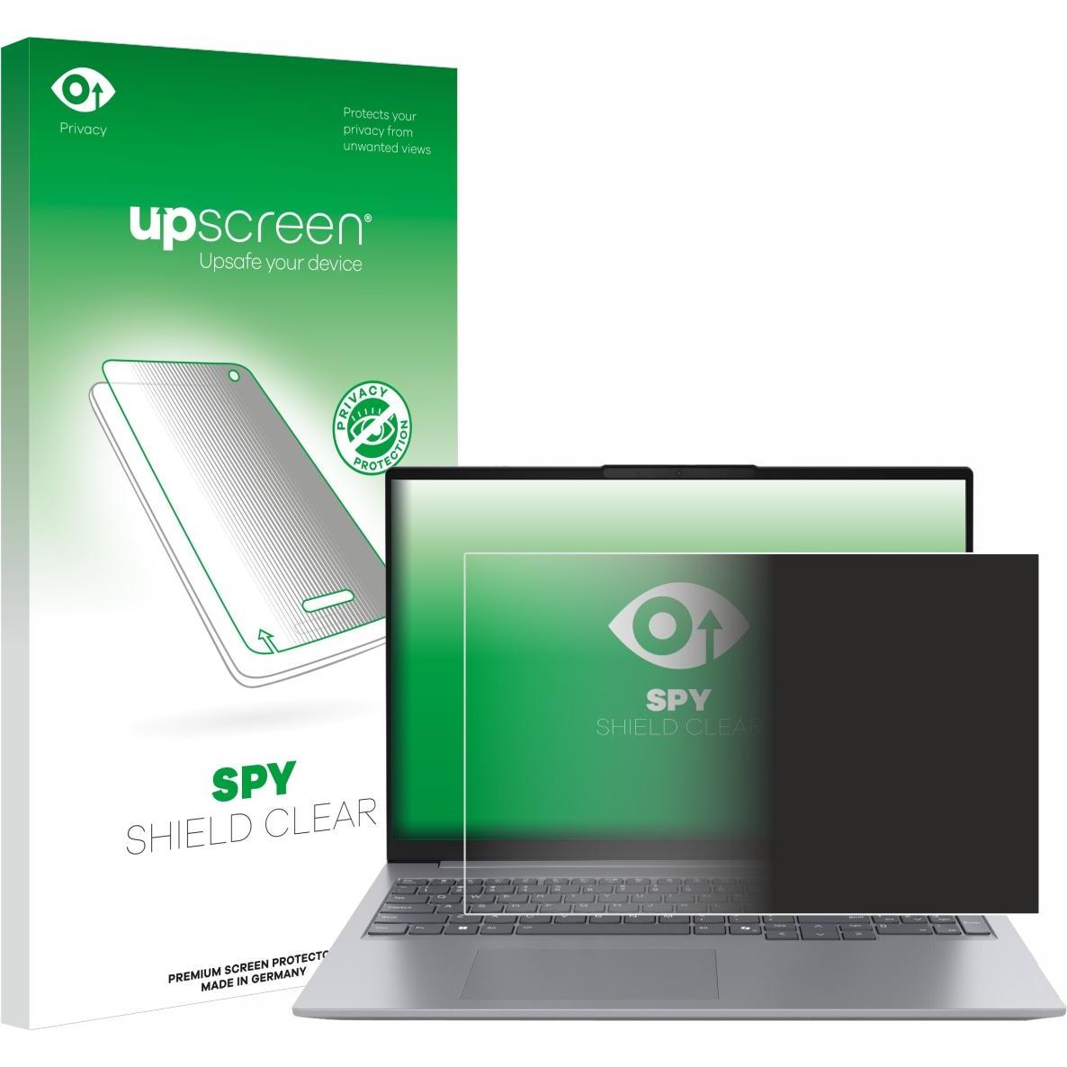 upscreen Spy Shield Blickschutzfolie (40.64", 16 : 10), Notebook Schutzfolie