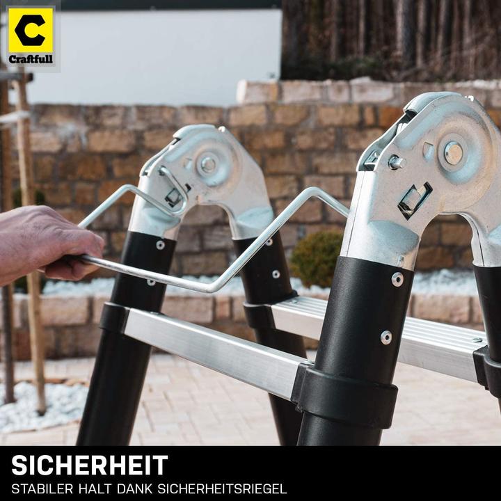 Produktbild Craftfull Teleskopleiter (Teleskopleiter, 560 cm)