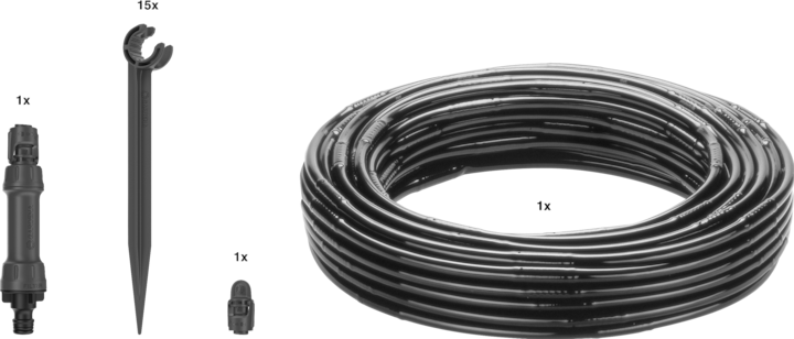 Image du produit Gardena Kit haie/arbuste Micro-Drip 25m (Kit d'irrigation goutte à goutte)