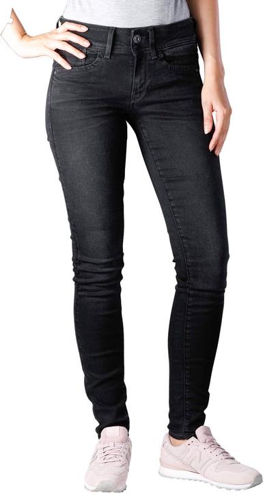Actual product image G-Star Lynn Mid Skinny Elto Nero Superstretch dusty grey (W30/L30)