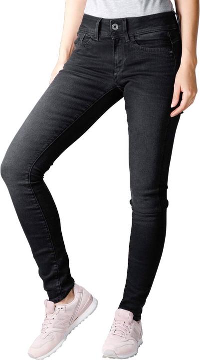 Actual product image G-Star Lynn Mid Skinny Elto Nero Superstretch dusty grey (W30/L30)