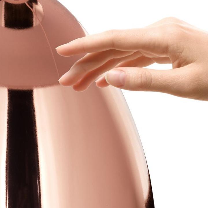 Image du produit Relaxdays Tischlampe Metall & Stoff (E14)