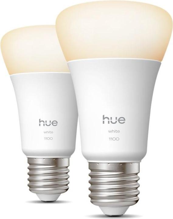 Image du produit Philips Hue W 1100 A60 E27 2P EU (E27, 9.50 W, 1100 lm, 2 x, E)