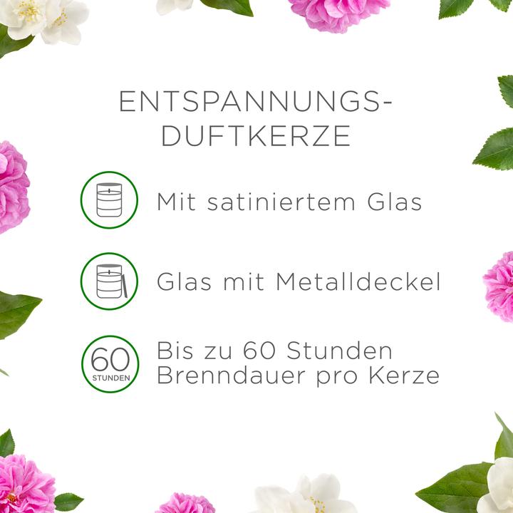 Produktbild Air Wick Grosse Duftkerze Beruhigende Wildrose & Jasmin (310 g)