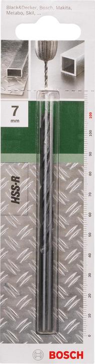 Produktbild Bosch Zubehör Metallbohrer HSS-R, DIN 338 D= 7,0 mm L= 109 mm (7 mm)