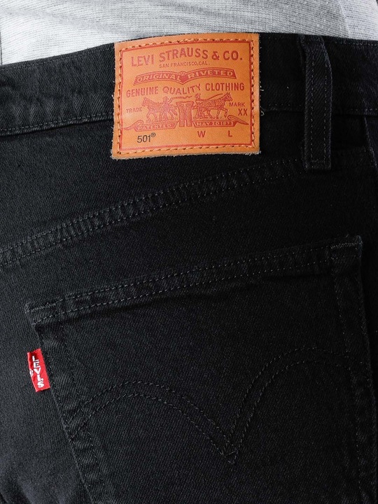 Produktbild Levis 501 Jeans crop black heat (W31/L28)