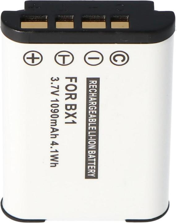 Image du produit AccuCell Batterie compatible avec Sony NP-BX1, Cyber-shot DSC-RX100, pas une batterie d'origine