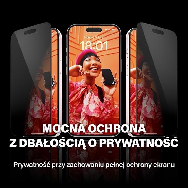 Produktbild PanzerGlass Privacy Screen Protector Ultra-Wide Fit (1 Stück, Apple iPhone 15 Pro Max)