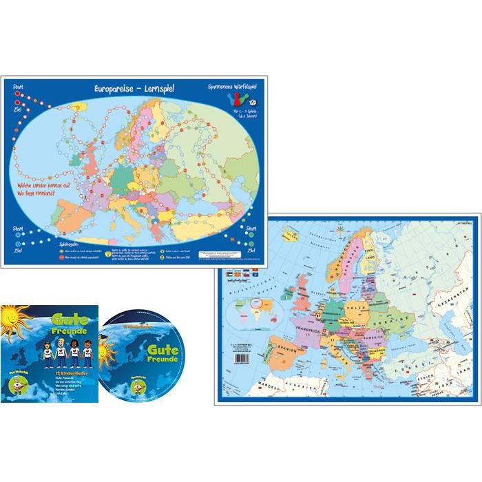 Stiefel Europareise-Lernspiel (Kinderspiel) (Deutsch) (42993782)