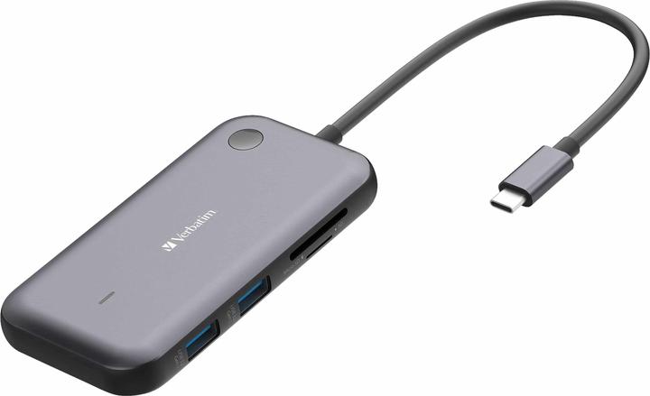 Actual product image Verbatim USB-C wireless display adapter 1080P with hub WDA-01 (USB-C, 3 ports)