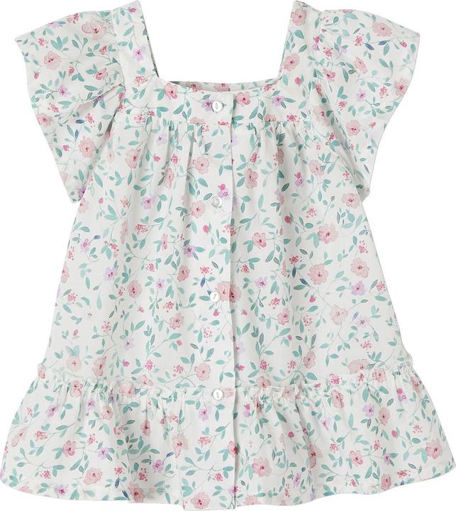 Produktbild Vertbaudet Geblümtes Baby Kleid mit Schmetterlingsärmeln (74)