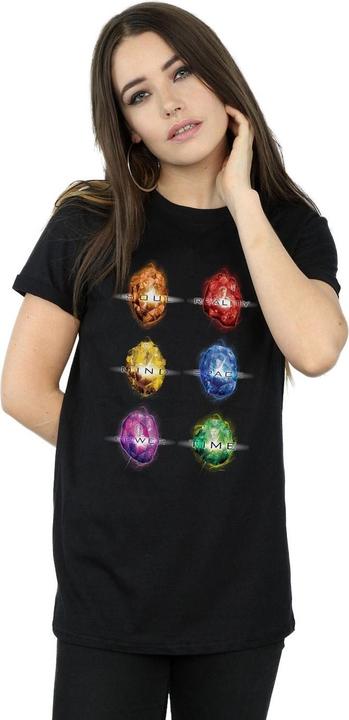 Produktbild Avengers Infinity War Infinity Stones Baumwolle Boyfriend TShirt (XL)