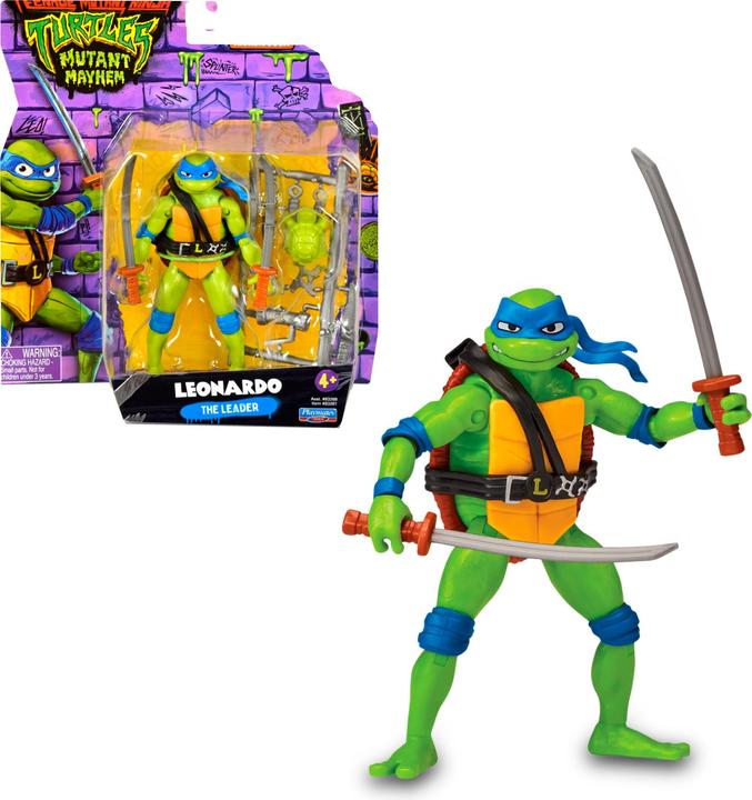 Produktbild Little Tikes Giochi Preziosi - Leonardo Ninja-Turtles Mutante, Leonardo in der Version Actionfigur, beweglich, 12