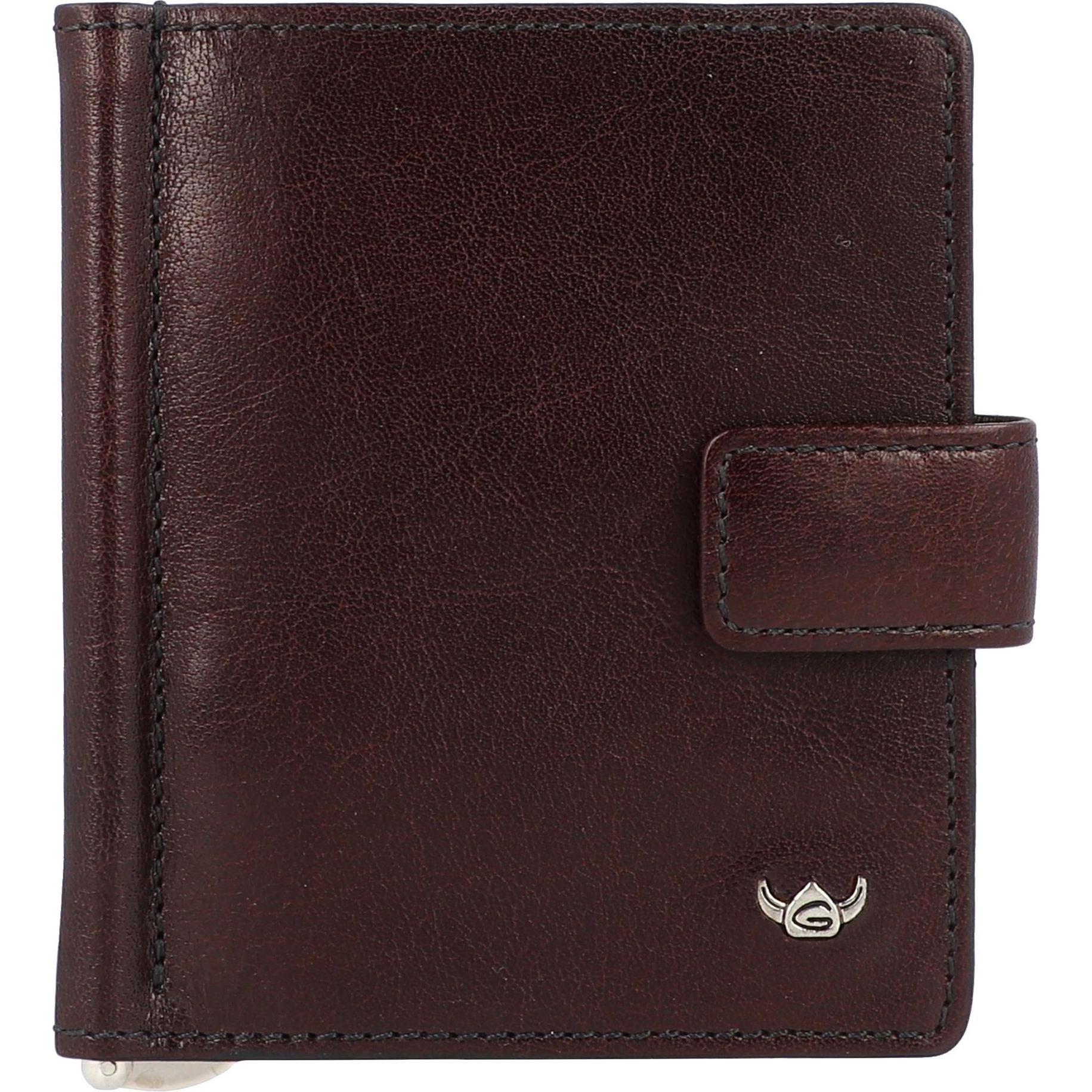 Golden Head, Herren, Portemonnaie, Colorado Kreditkartenetui Leder 8,5 cm mit Geldscheinklammer, Rot