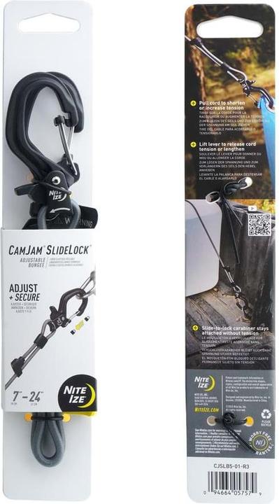 Actual product image Nite Ize CamJam SlideLock Adjustable Bungee - Small