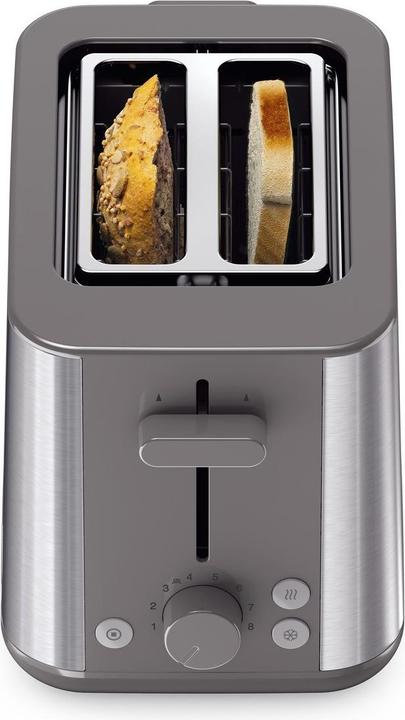 Produktbild Braun Toaster PurShine HT 1510 GY (edelstahl/grau, 900 Watt, f?r 2 Scheiben Toast)