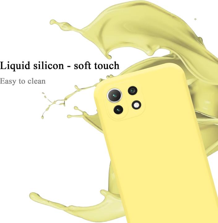 Actual product image Cadorabo TPU Liquid Silicone Case Cover for Xiaomi Mi 11 LITE (4G / 5G) / 11 LITE NE (Xiaomi Mi 11 Lite, Xiaomi Mi 11 Lite 5G, Xiaomi 11 Lite 5G NE)