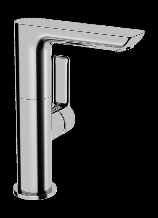 Immagine prodotto Hansa 55352203 Miscelatore monocomando per lavabo Hansaligna 5535, leva laterale, cromo