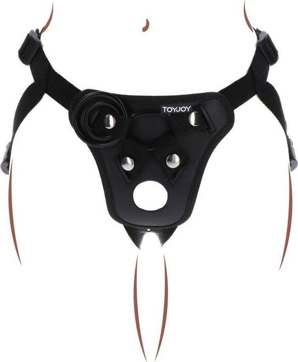Produktbild ToyJoy Strap-On Pleasure Harness Schwarz
