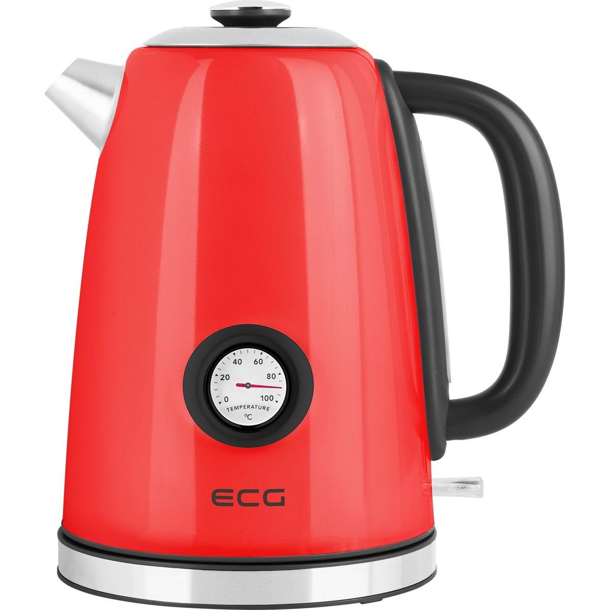 ECG Kettle RK 1700 Magnifica Corsa, Wasserkocher, Rot