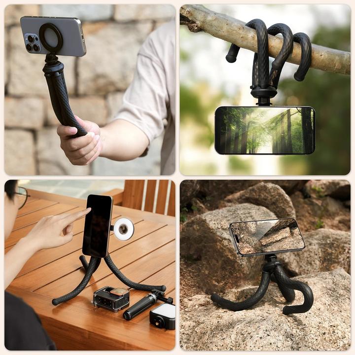 Produktbild Telesin Flexibles magnetisches Smartphone Tripod Stativ (Kunststoff, Metall)