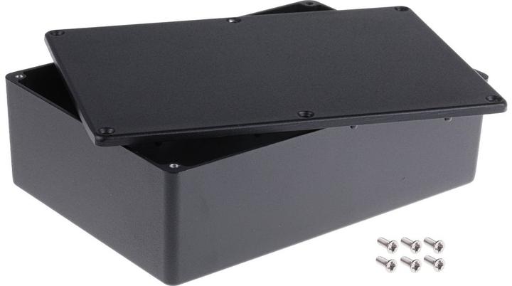 Produktbild RS PRO Gehäuse Aluminium 172x121x55mm schwarz (Gehäuse)